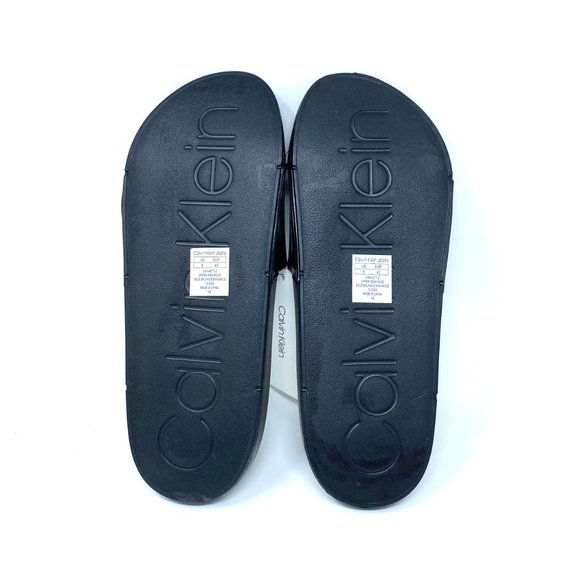 💖MEGA SALE💖Calvin Klein Men's Slide Sandal Premium Comfort Monogram Pool Black - Picture 6 of 7
